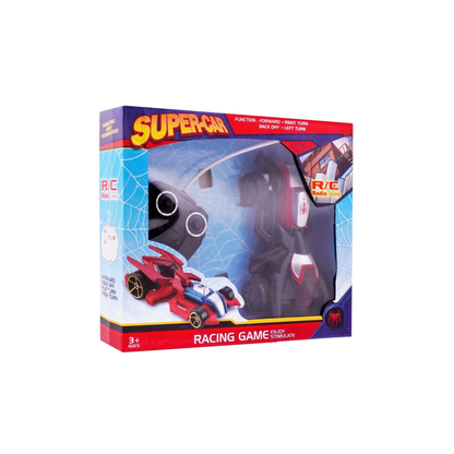 Spiderman Racing Game Remote Control Car (Black)