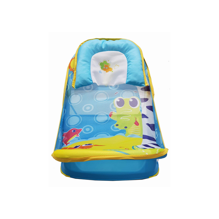 Mastela Deluxe Baby Bather – Safe & Comfortable Bathing with Fun Fish Pattern