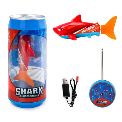 Shark Submarine - RC Watercraft Toy (Red Color) - Create Toys / Sea Wing Star Edition