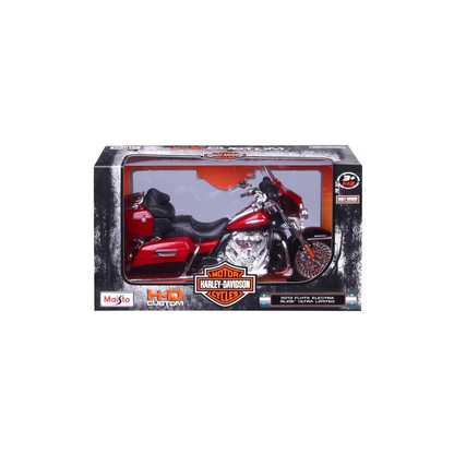 Maisto 1:12 Scale Harley-Davidson CVO Tri Glide Motorcycle (Metallic Red)