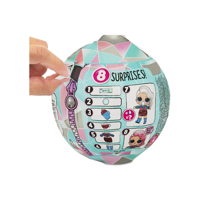 L.O.L. Surprise! Winter Disco Glitter Globe Doll with Glitter Hair & Surprises