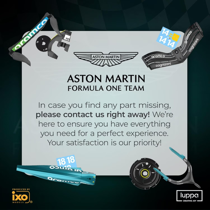 RW Aramco Aston Martin F1 Team Formula 1 Model Car