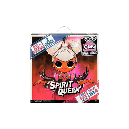 L.O.L. Surprise! O.M.G. Movie Magic Spirit Queen Fashion Doll – 25 Surprises with 2 Outfits