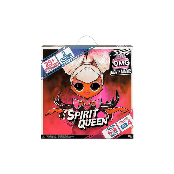 L.O.L. Surprise! O.M.G. Movie Magic Spirit Queen Fashion Doll – 25 Surprises with 2 Outfits