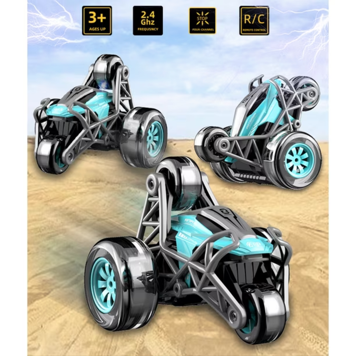 MKB Stunt General Mobilization Sprint 4x4 Remote Control Tumbling Stunt Car