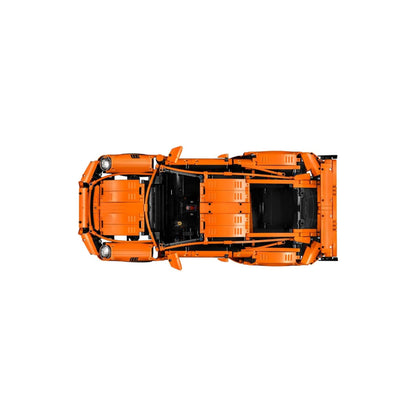 Porsche 911 GT3 RS - Technic Supercar Building Kit (1:8 Scale, 2728 Pieces) - Decool Edition