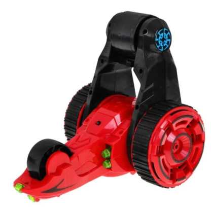 MKB 5 Rounds Stunt 6-in-1 Remote Control Transforming Stunt Car (Red)