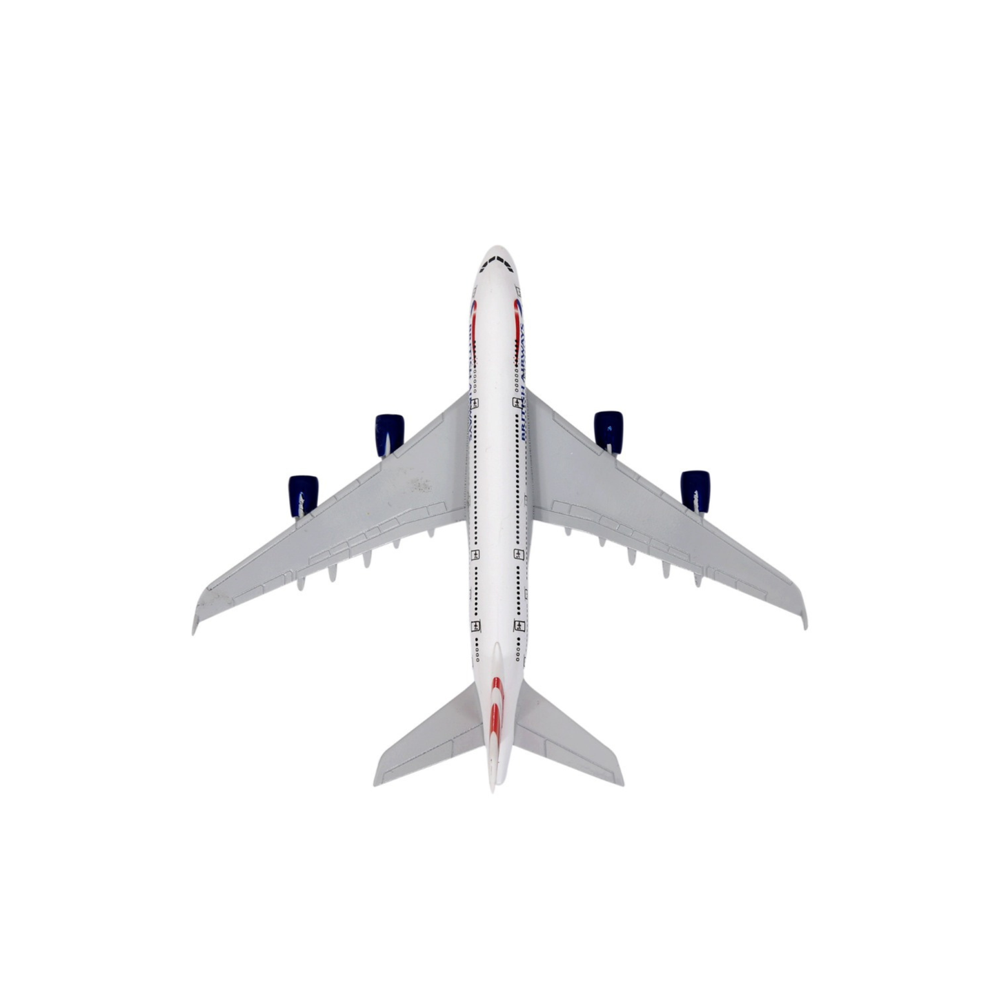 British Airways Airbus A380 Die-Cast Airplane Model with Display Stand