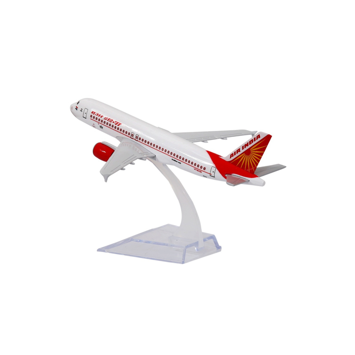 Air India Die-Cast Airplane Model with Display Stand