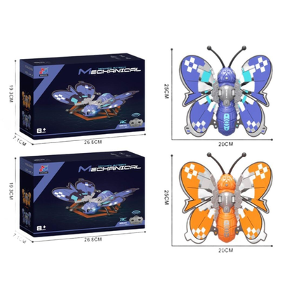Mechanical Butterfly - Interactive STEM Toy (Blue Color) - Nanhong Edition