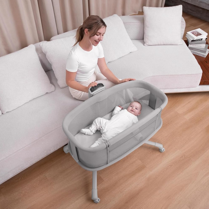 Mastela Dream Starlight Bedside Bassinet – Premium Comfort for Your Newborn