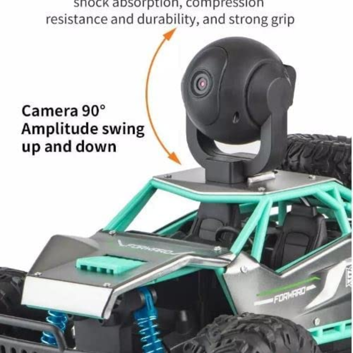 Lead Honor Sprint 4x4 Remote Control Stunt Car with 720p HD Camera (Green)