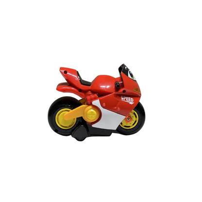 B/O Motorcycle Toy with Light & Sound Effects – Red Racing Bike for Kids 18M+