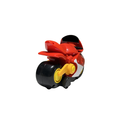 B/O Motorcycle Toy with Light & Sound Effects – Red Racing Bike for Kids 18M+