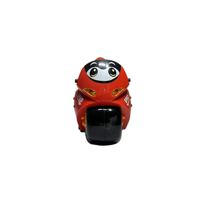 B/O Motorcycle Toy with Light & Sound Effects – Red Racing Bike for Kids 18M+