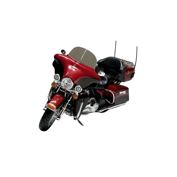 Harley-Davidson FLHTK Electra Glide Ultra Limited Die-Cast Motorcycle Model – Red Touring Bike Collectible