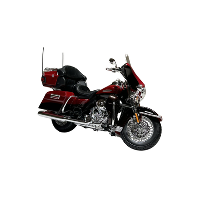 Harley-Davidson FLHTK Electra Glide Ultra Limited Die-Cast Motorcycle Model – Red Touring Bike Collectible