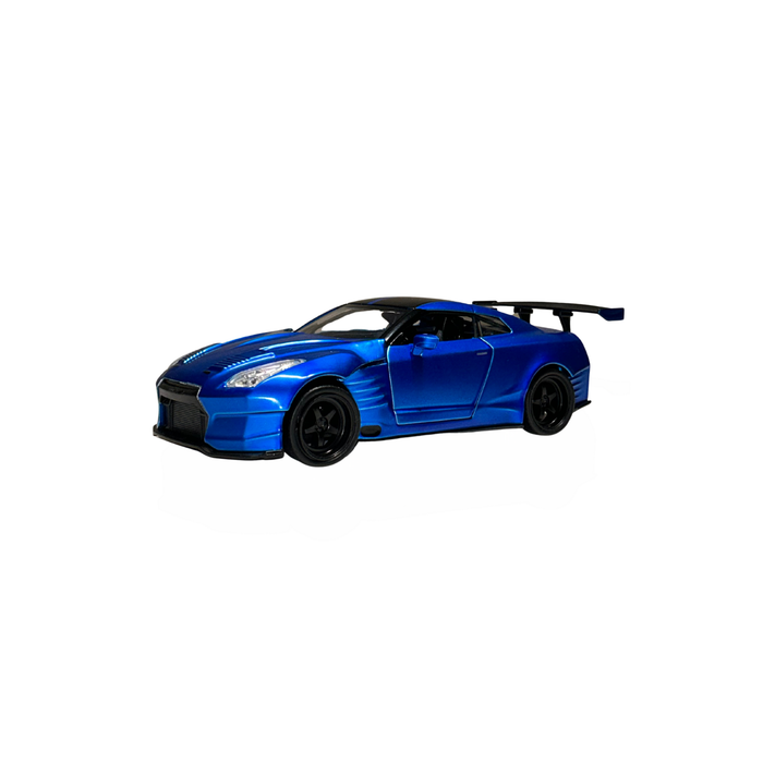 Fast & Furious Brian's Nissan GT-R (R35) Ben Sopra Die-Cast Model Car – Blue Collectible Toy Ca