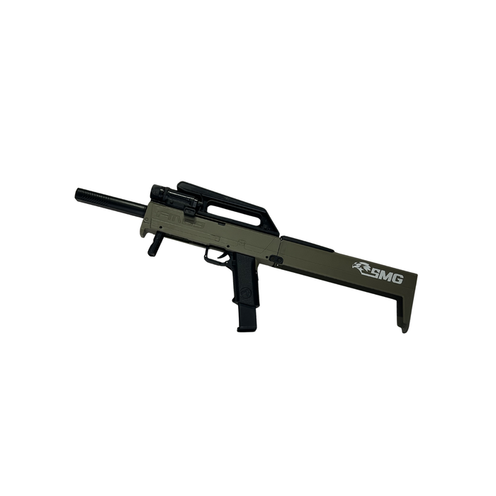 FMG9 Folding Toy Gun with Soft Foam Darts – Tactical Blaster Toy for Kids