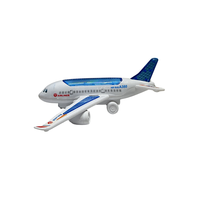 Airbus A380 Airliner Toy Plane Model – Passenger Aircraft Toy with Rolling Wheels