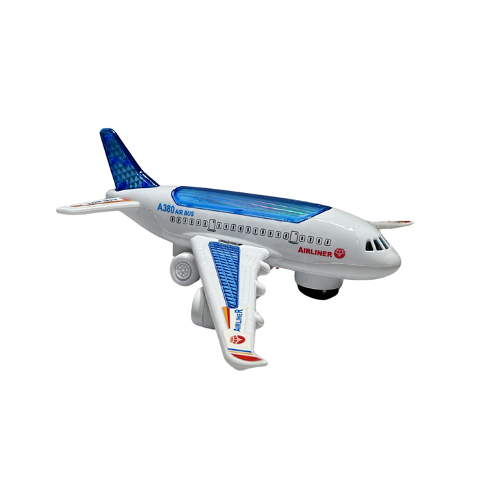 Airbus A380 Airliner Toy Plane Model – Passenger Aircraft Toy with Rolling Wheels