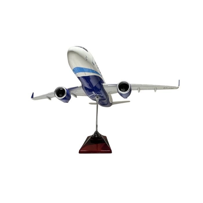 IndiGo Commercial Airplane Model with Display Stand Aviation Collectible Aircraft Replica