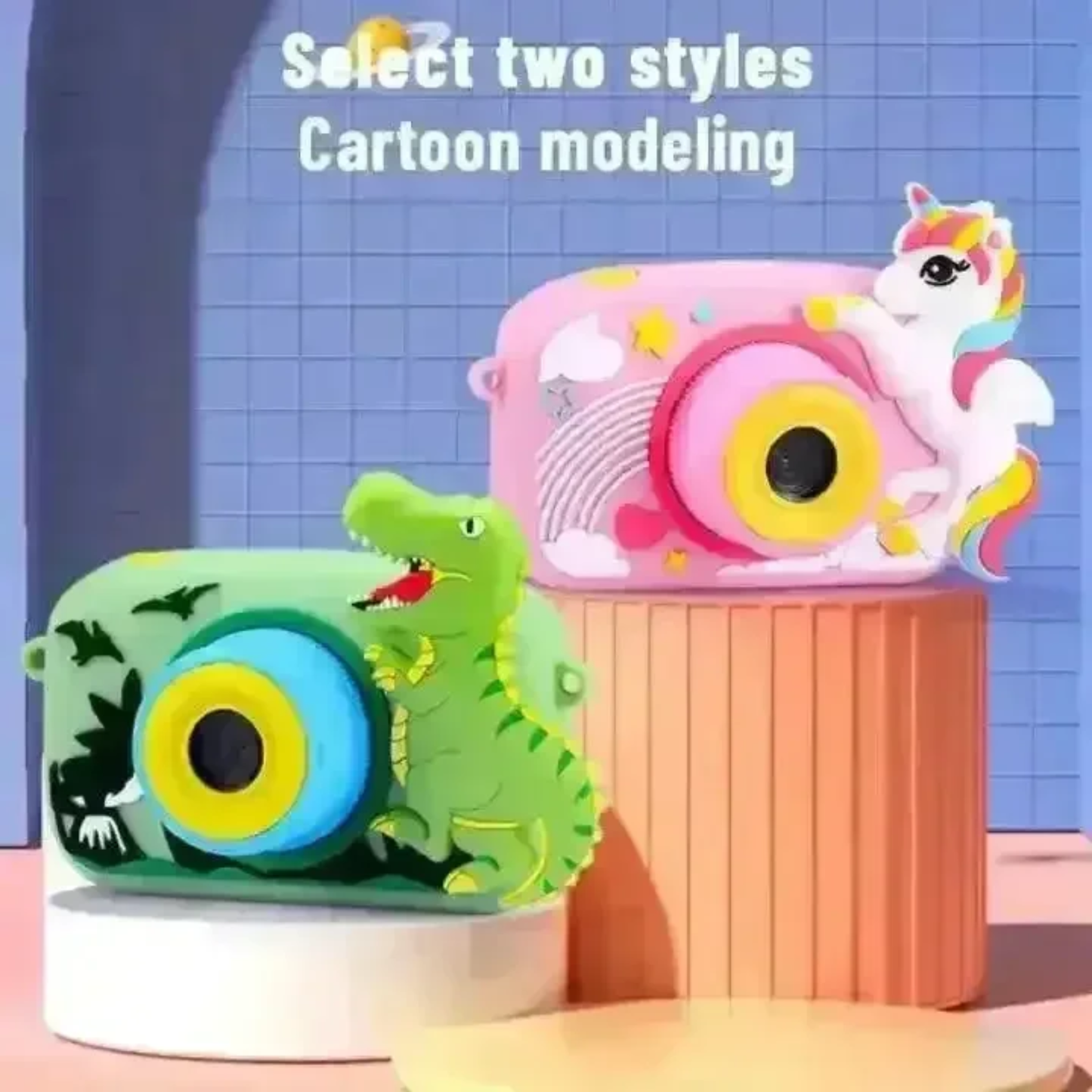 Funny Camera Series - Cartoon Camera (Dinosaur Cover Edition)