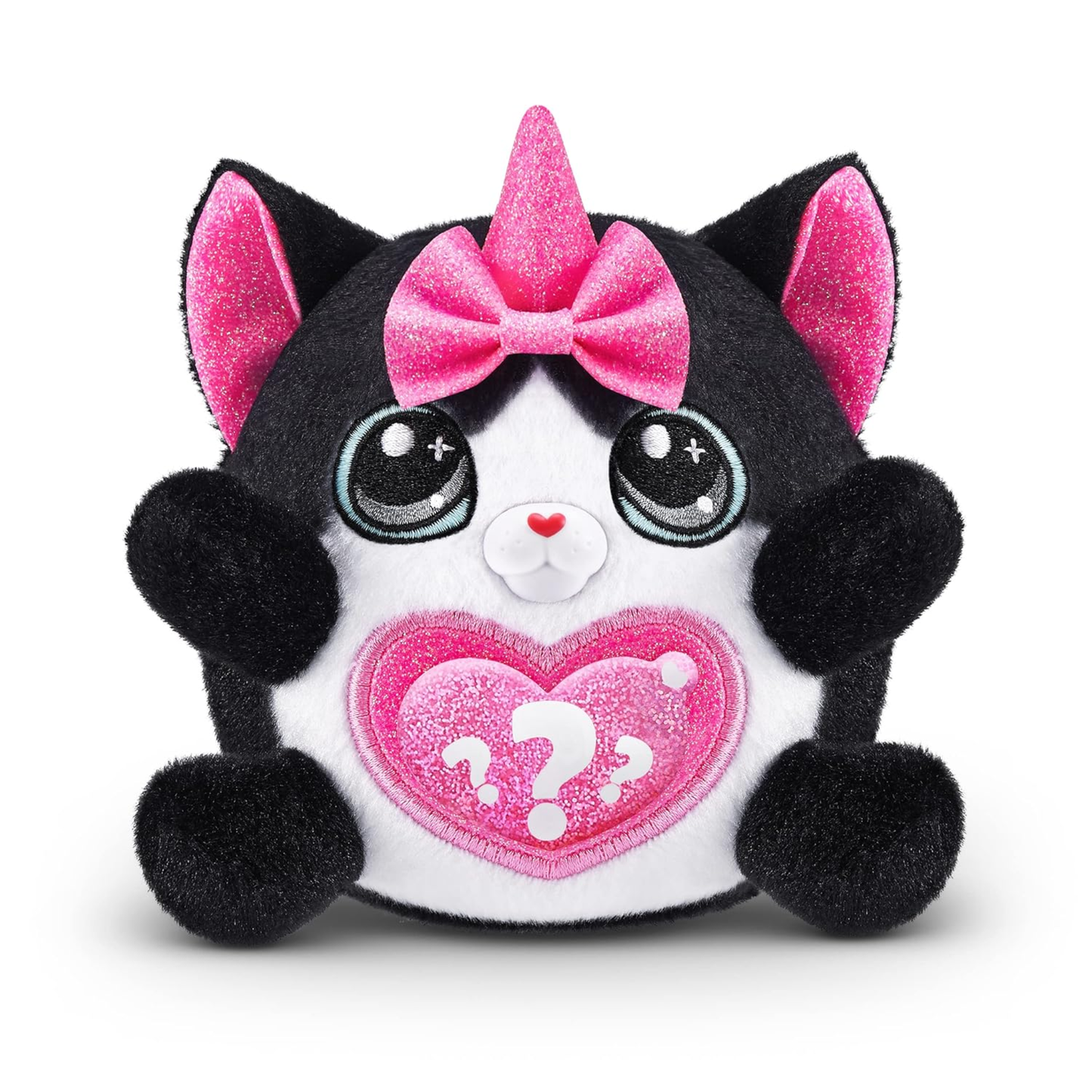 Rainbocorns Kittycorn Surprise Series 2 – Black Cat Collectible Plush with Surprise Egg & Slime by ZURU