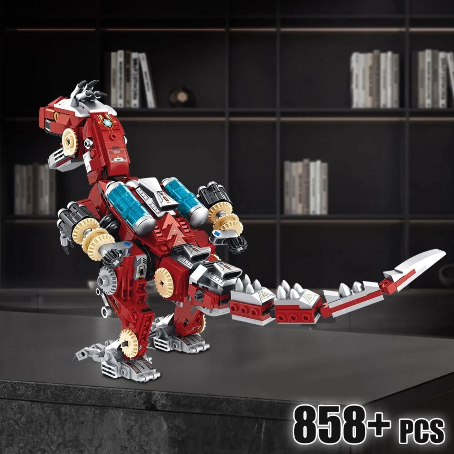 Mechanics Dinosaurs - STEM Building Kit (858+ Pieces) - LWCK Edition