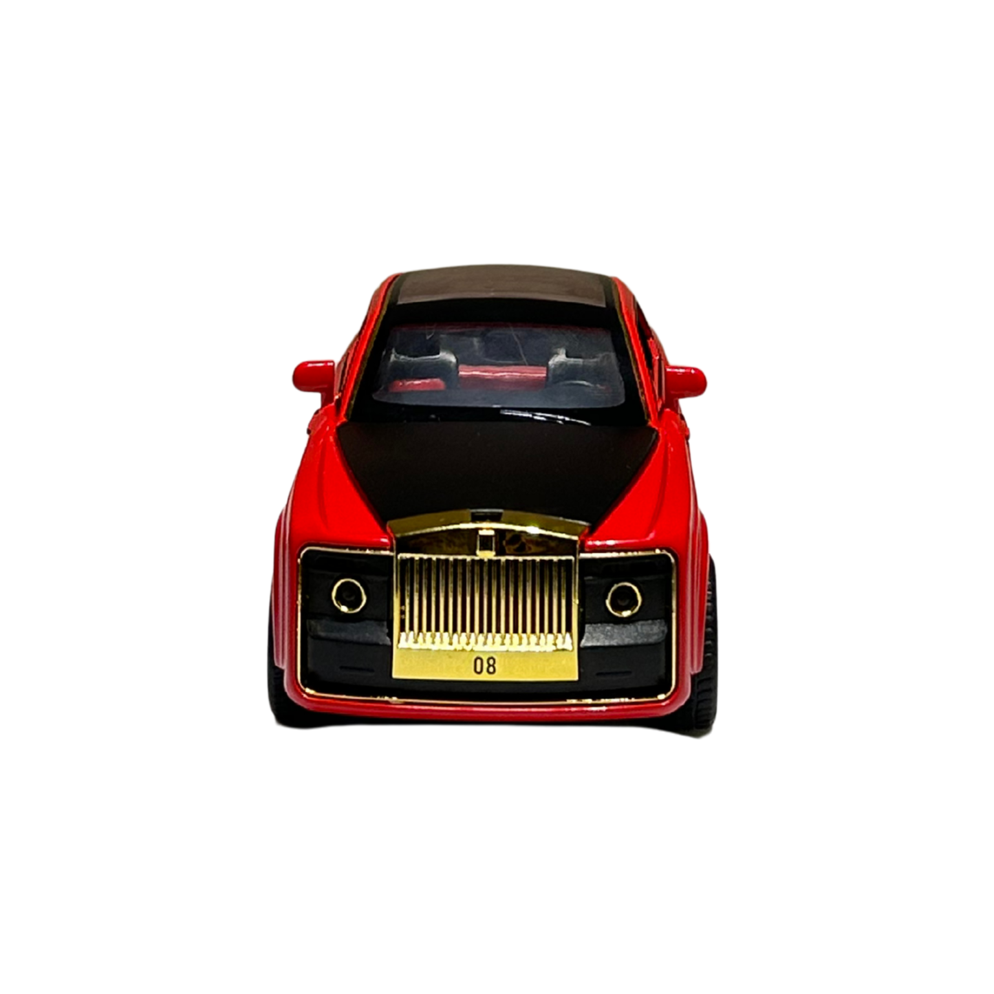 XLG Luxury Simulation Sound & Light 1:24 Scale Die-Cast Model Car (Red & Gold)
