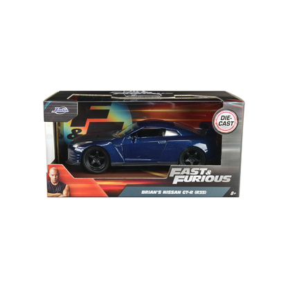 Fast & Furious Brian's Nissan GT-R (R35) 1:24 Scale Die-Cast Vehicle by Jada