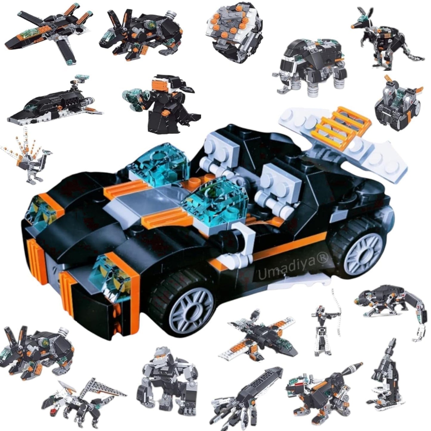 Architect - Magic 36 Change Building Set (256+ Pieces) - Brick Edition