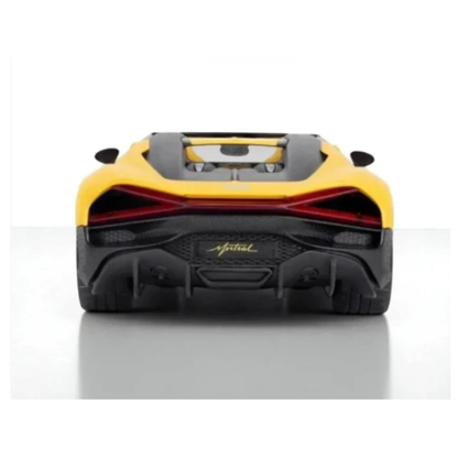 RW Bugatti Mistral 1:32 Scale Die-Cast Model Car (Yellow)