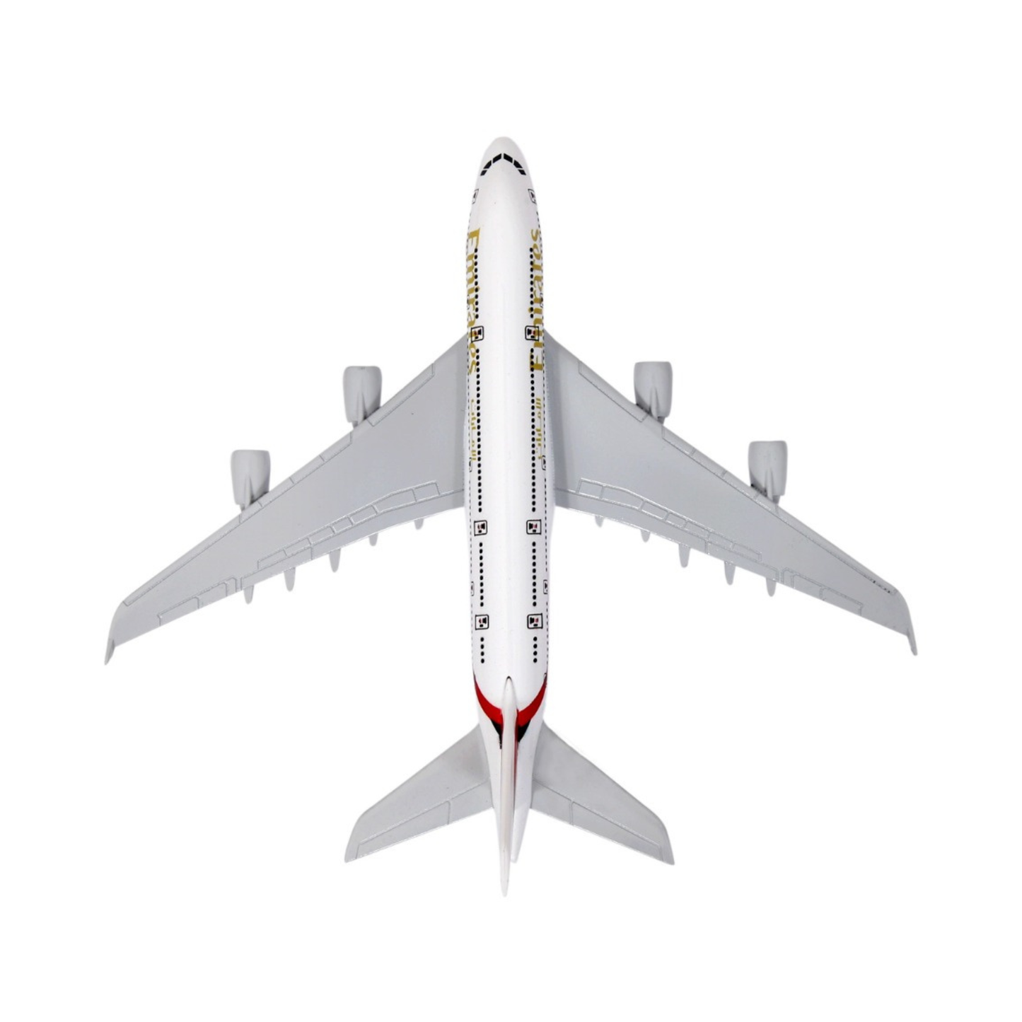 Emirates Airlines Die-Cast Metal Airplane Model – Collectible Commercial Aircraft with Display Stand