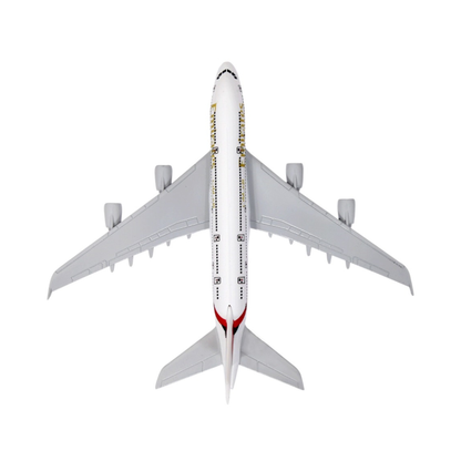 Emirates Airlines Die-Cast Metal Airplane Model – Collectible Commercial Aircraft with Display Stand