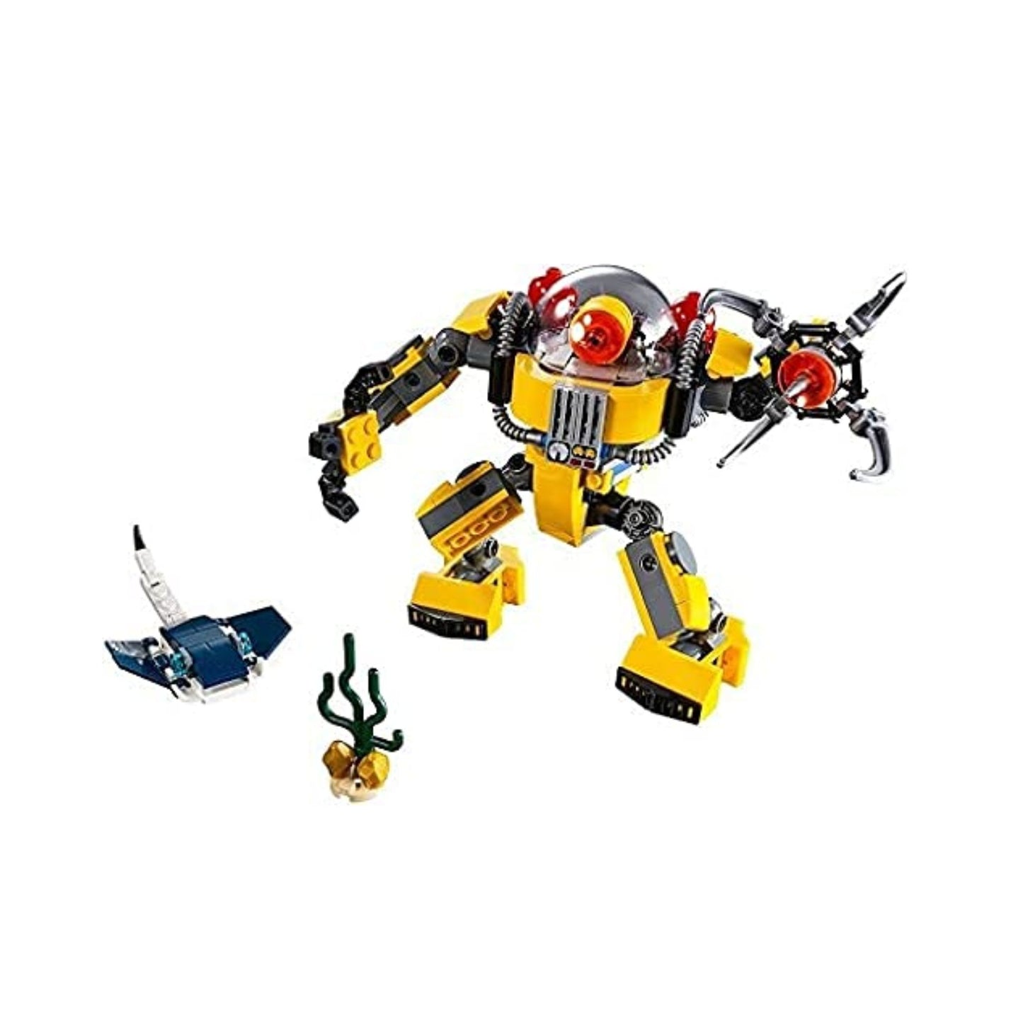 Architect - Underwater Robot Building Kit (207+ Pieces) - Jisi Bricks Edition