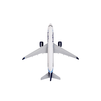 IndiGo Die-Cast Airplane Model with Display Stand