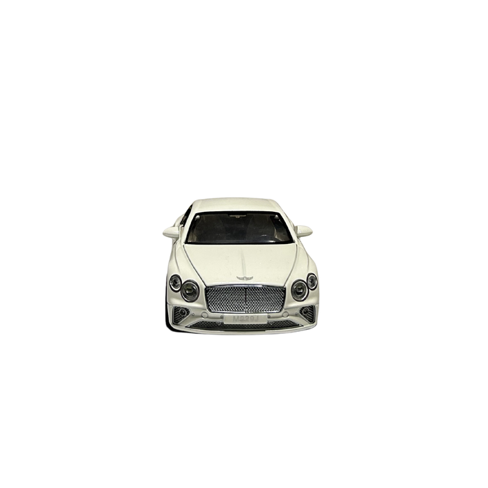 Luxury White Sports Coupe 1:24 Scale Die-Cast Model Car with Sound & Light Effects