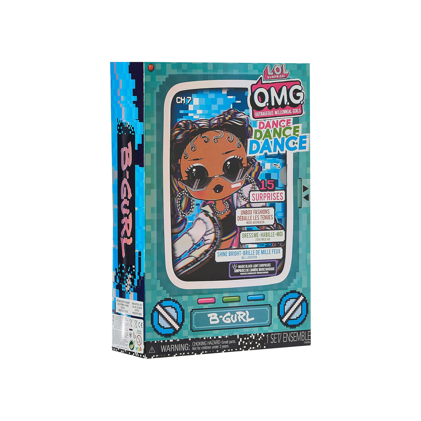 L.O.L. Surprise! O.M.G. Series 3 B-Gurl Fashion Doll – 20 Surprises with Athletic-Chic Style