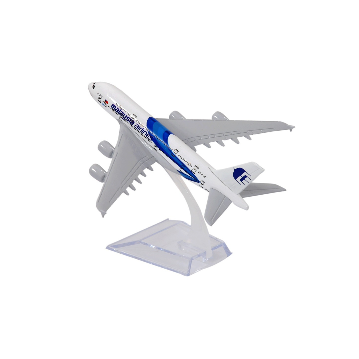 Malaysia Airlines Die-Cast Airplane Model with Display Stand