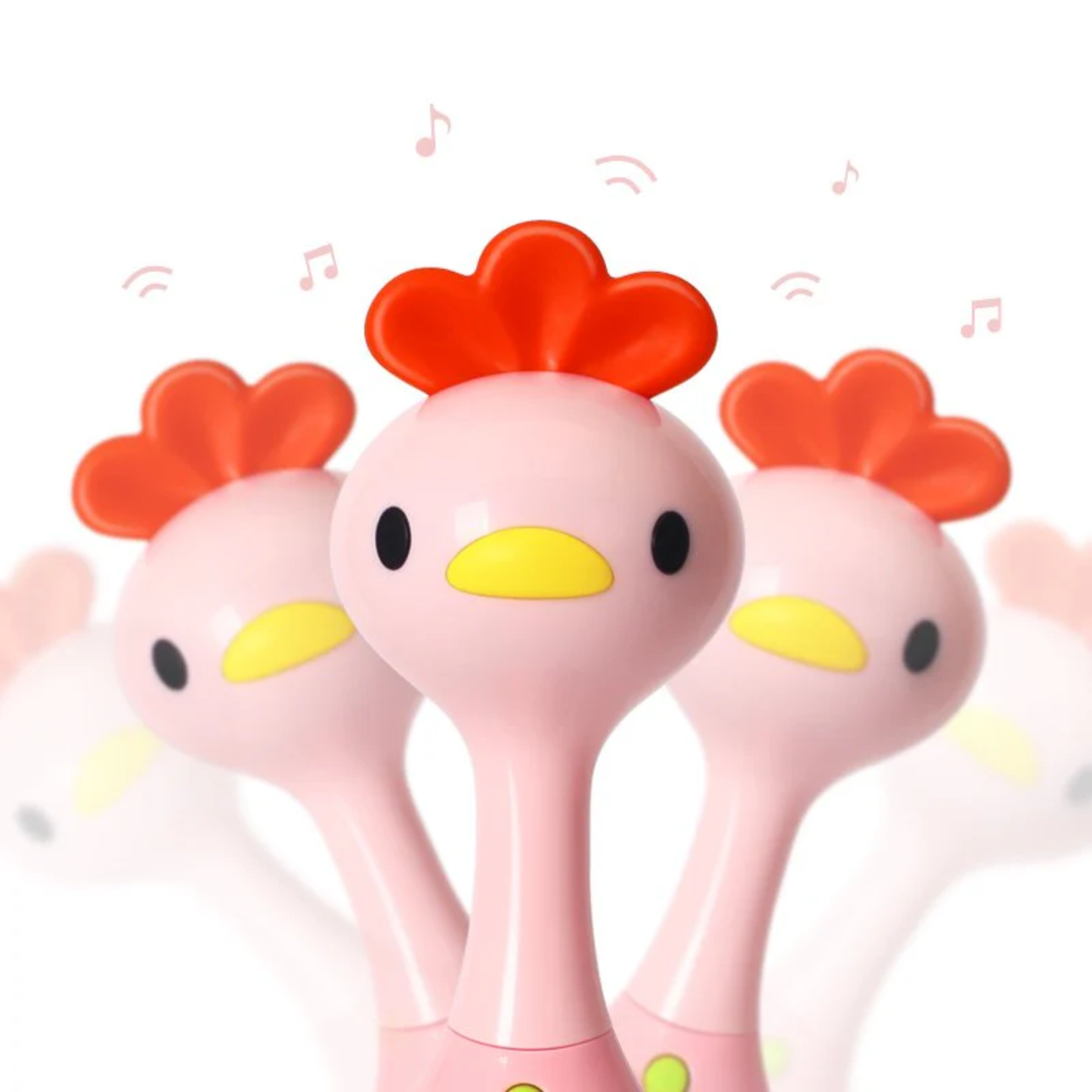 Hola Mini Rattle Toy – Charming Animal-Themed Musical Rattle for Babies