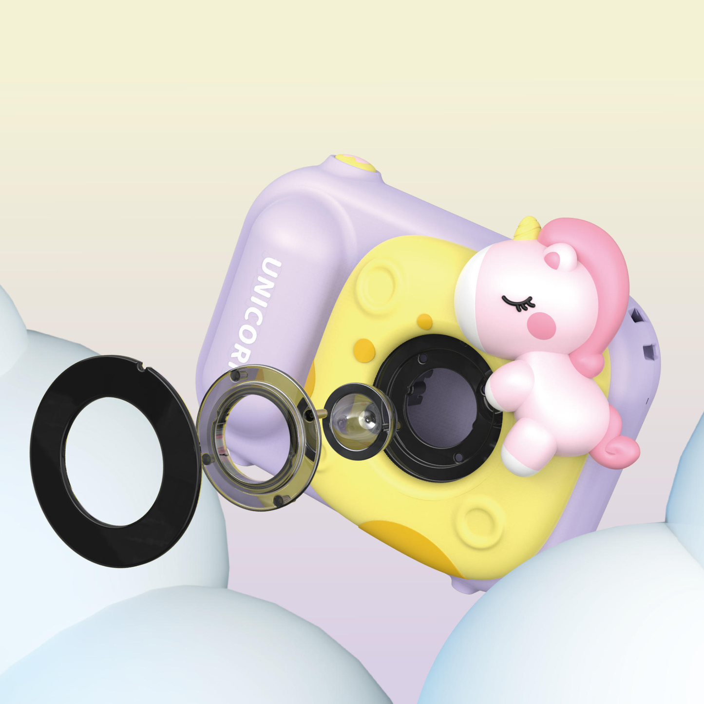Funny Camera Series - Cartoon Camera (Unicorn Cover Edition)