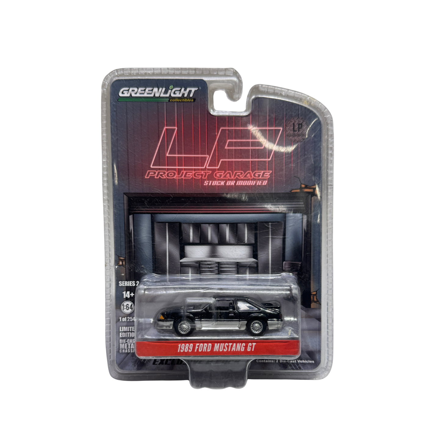 GreenLight Collectibles Project Garage Series 2 1989 Ford Mustang GT 1:64 Diecast Model Car – Limited Edition