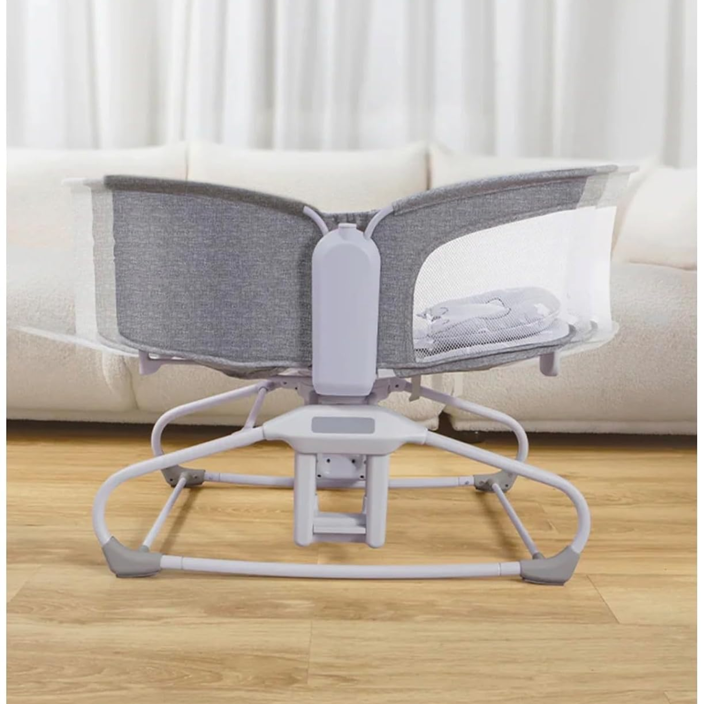 Mastela Deluxe Multi-Functional Bassinet – Premium Comfort in Sophisticated Light Grey
