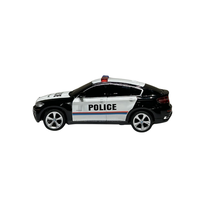 BMW X6 Police RC Car 1:24 Scale – Full Function Remote Control SUV with Lights