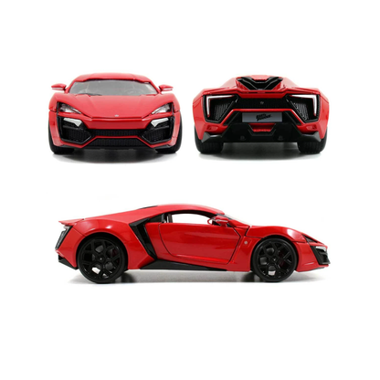 Fast & Furious Lykan Hypersport 1:24 Scale Die-Cast Vehicle by Jada (Red)