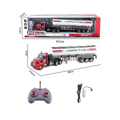 Yue Ye Toys 1:46 Scale Oil Tank Truck Series - Liquefied Gas Carrier