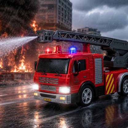 Create Toys / Shen Qi Wei 1:64 Scale Fire Engine Ladder Truck