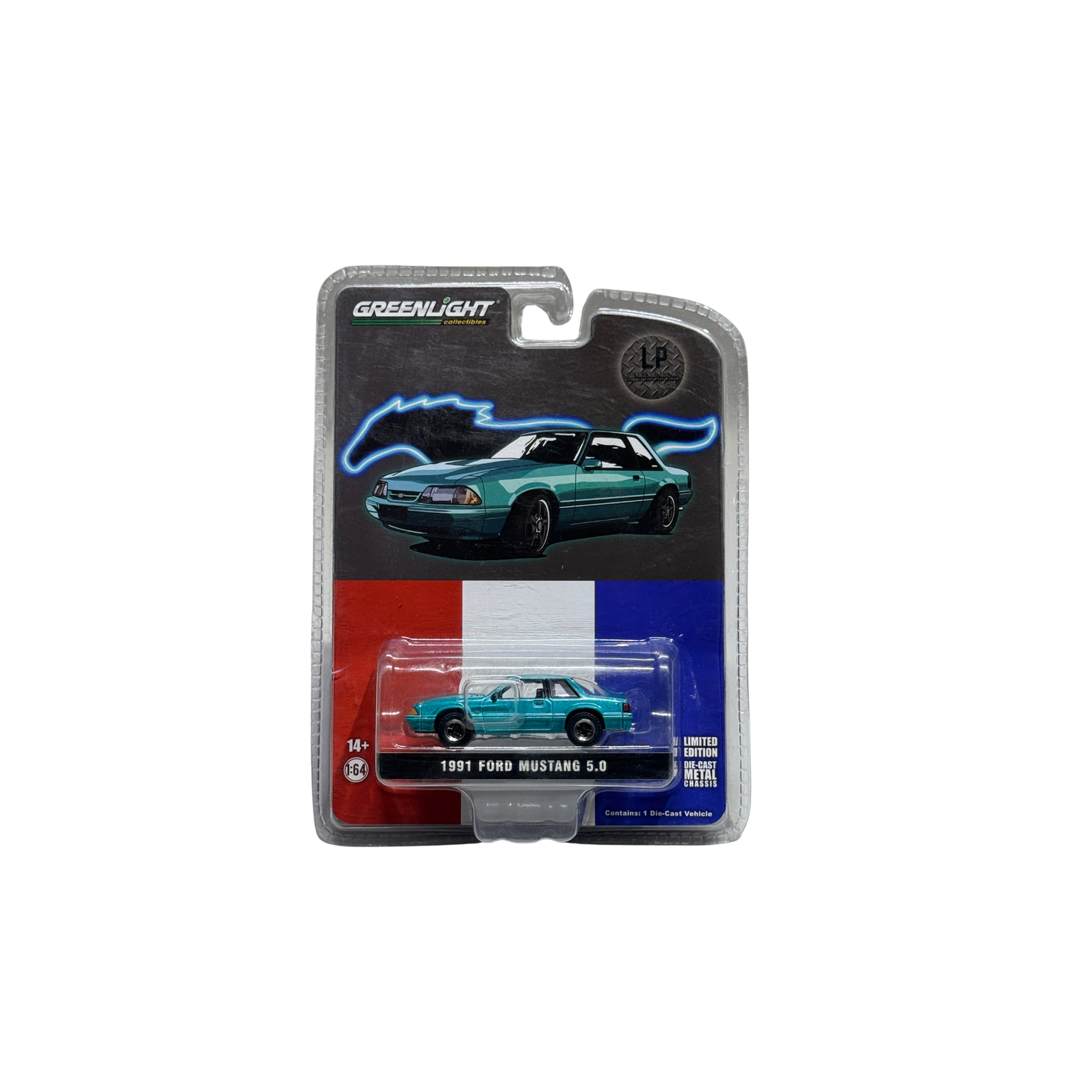 1991 Ford Mustang 5.0 LX | LP Diecast Garage Series] - GreenLight 1:64 Scale