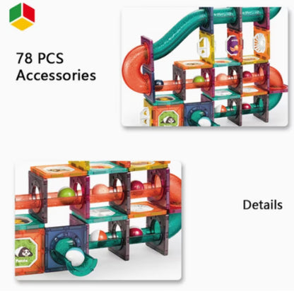Magnetic Tiles Blocks - Smart Pocket Edition (78 Pieces)